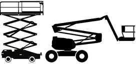 Arbeitsbühnen Symbolbild